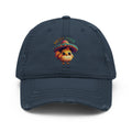 Navy blue cap with a cartoon chick wearing a sombrero and 'First Chick' text on a white background