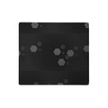  Dark extended gaming desk mat with grey hexagon geometric pattern. 