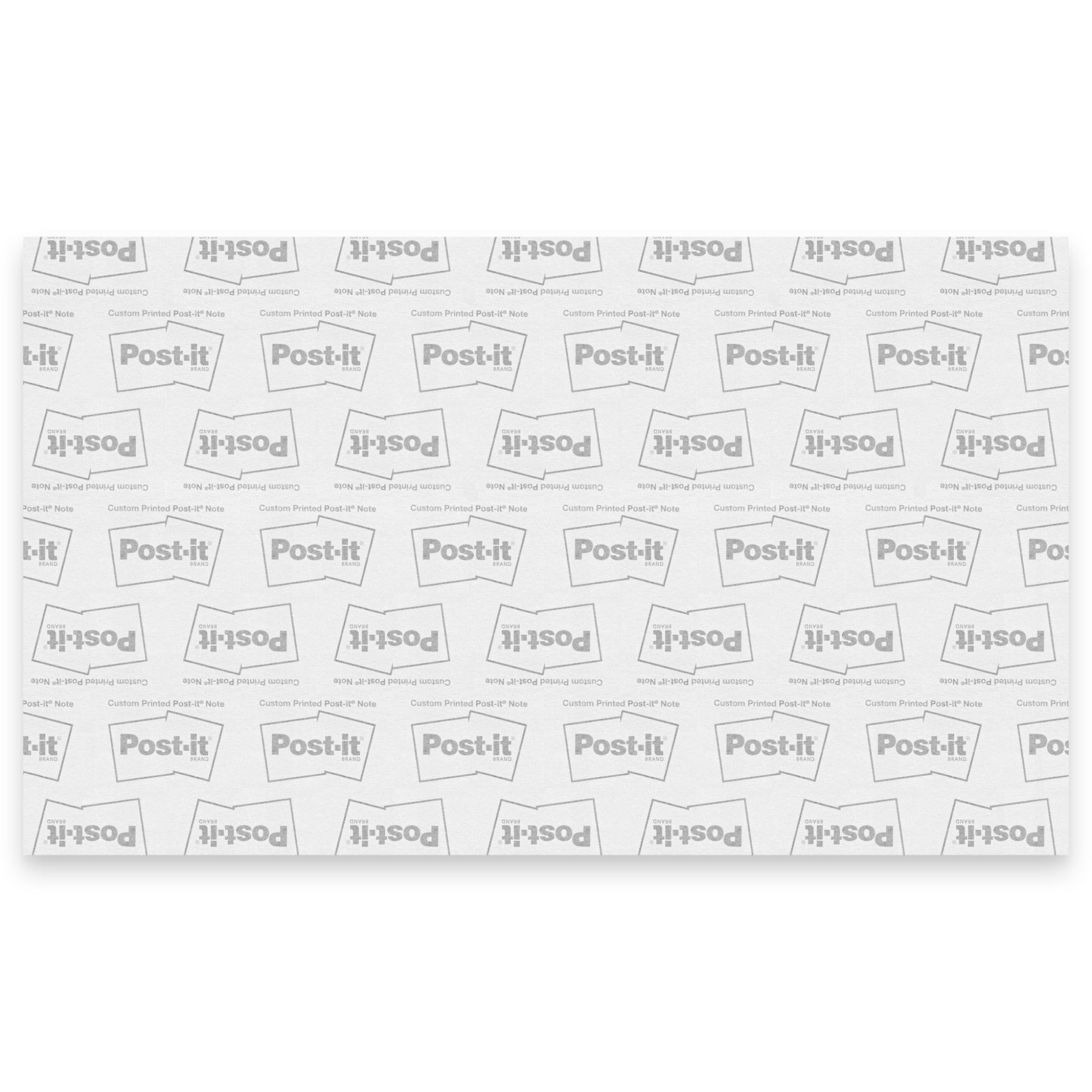 Pattern of Post-it notes on a white background