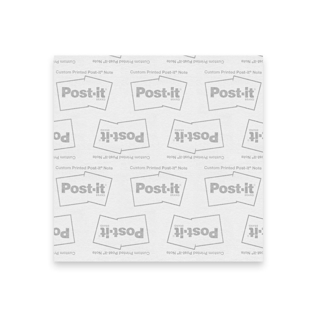 Packaging of Post-it notes with multiple labels on a white background