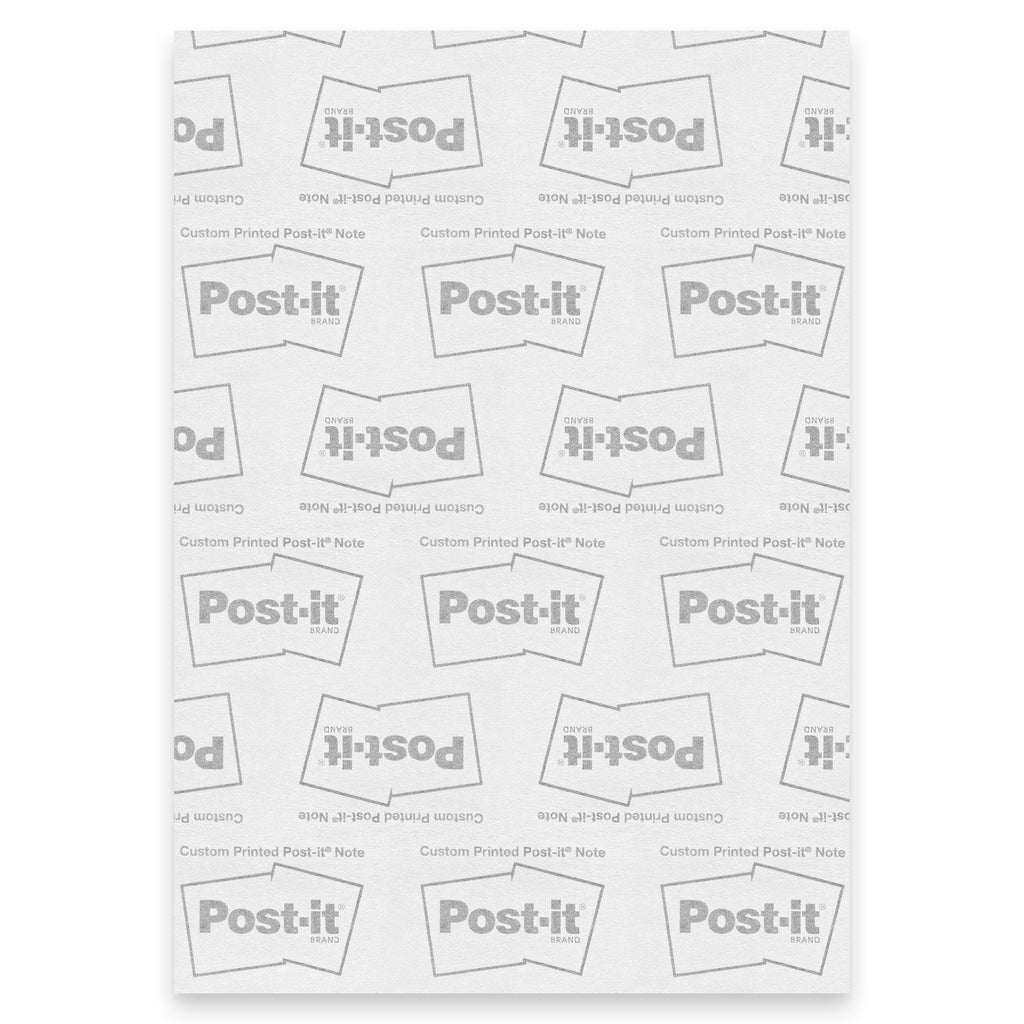 Packaging of Post-it notes with multiple sheets visible