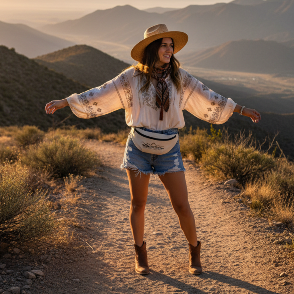 Wild Horse Mountain Fanny Pack Lifestyle