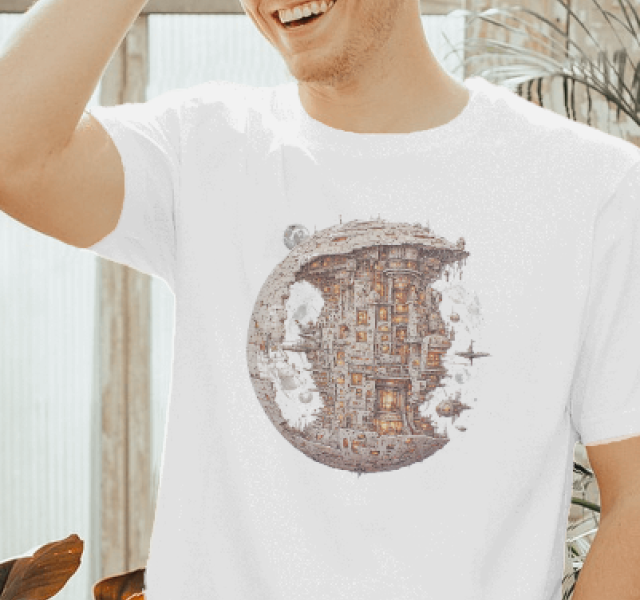 "Space Planetoid" - T-Shirt