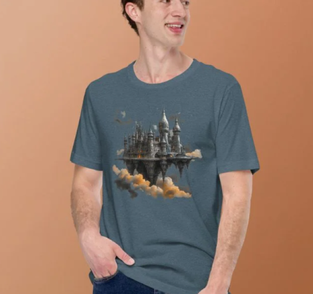 "Arcology Sky Castle" - T-Shirt
